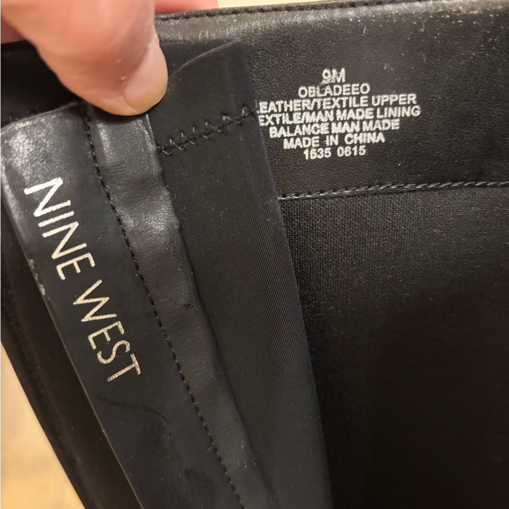 Nine West Black Wedge Boots - Picture 12 of 16